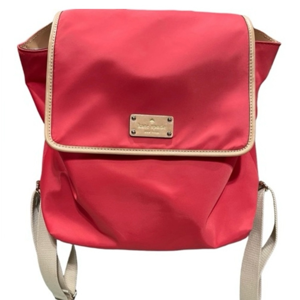 EUC Kate Spade Kennedy Park Neko Backpack in Red w/ Care Card